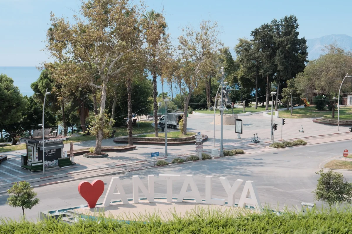 Central Antalya — City and sea in one view